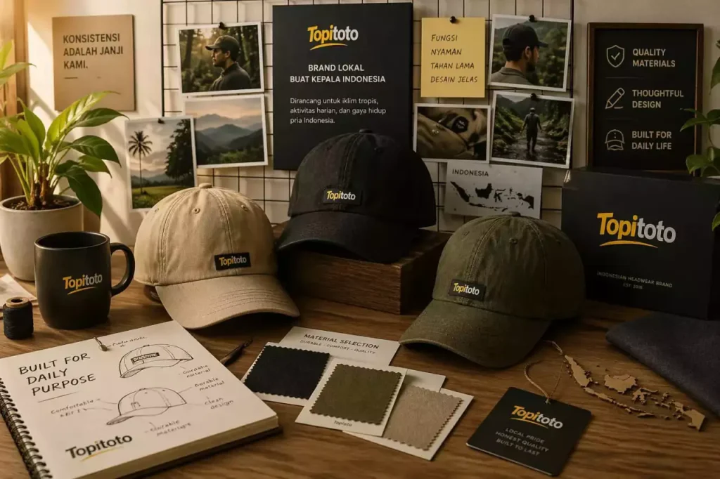 topitoto brand lokal indonesia kualitas topi